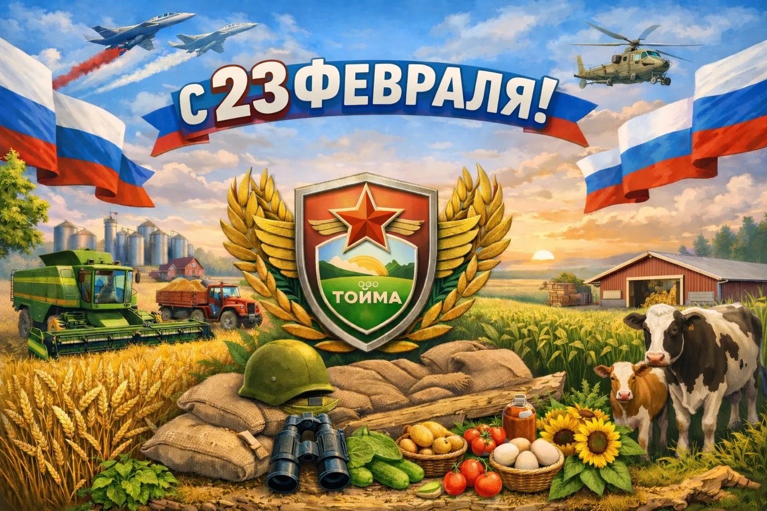 Защитники, созидатели, партнеры: поздравляем с 23 Февраля