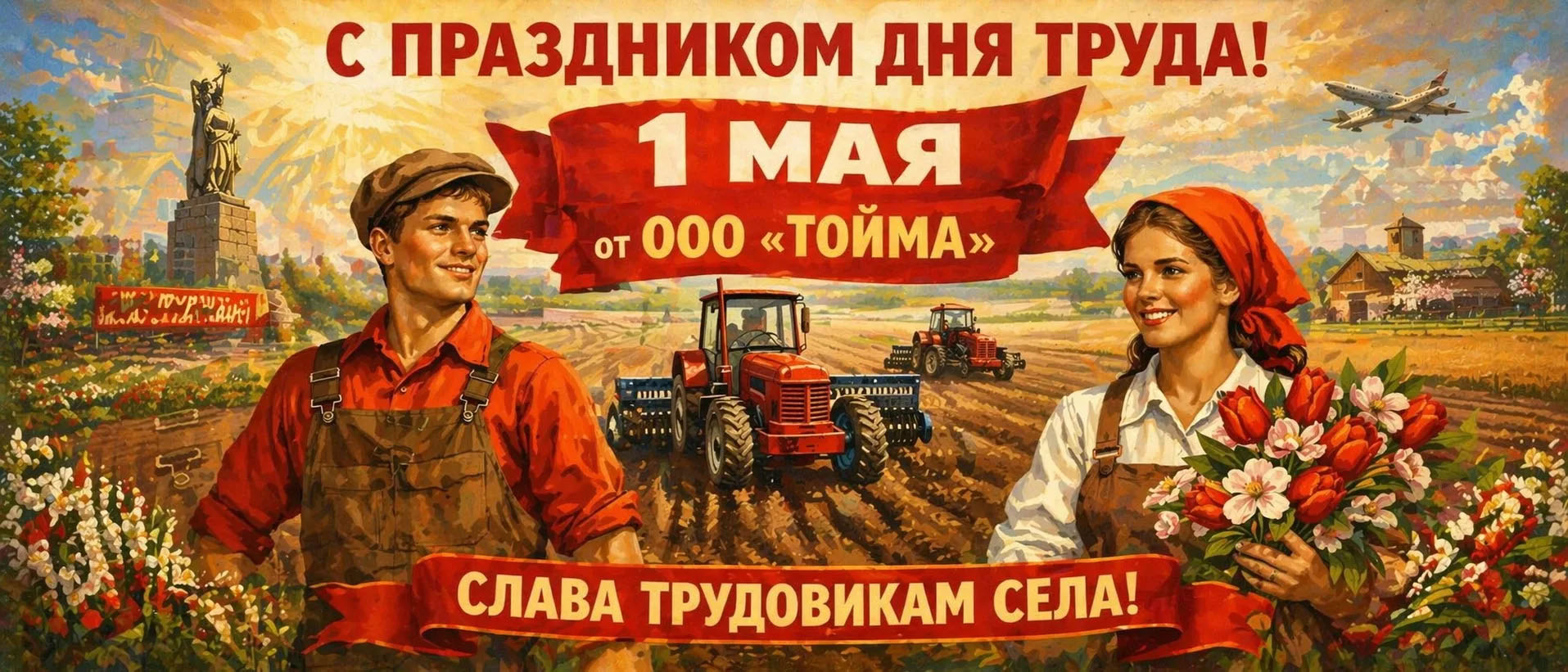 Земле — заботу, людям — уважение: с праздником труда!